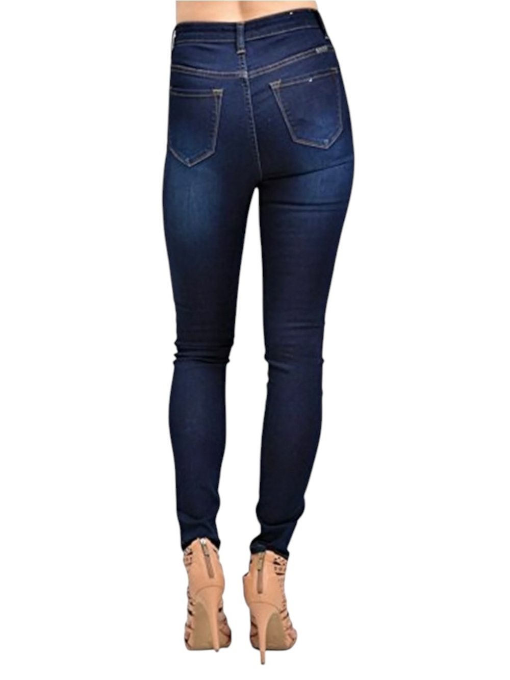 KanCan High Rise Skinny Jeans Dark Wash Stretch Denim 13/30 EUC - Picture 3 of 12